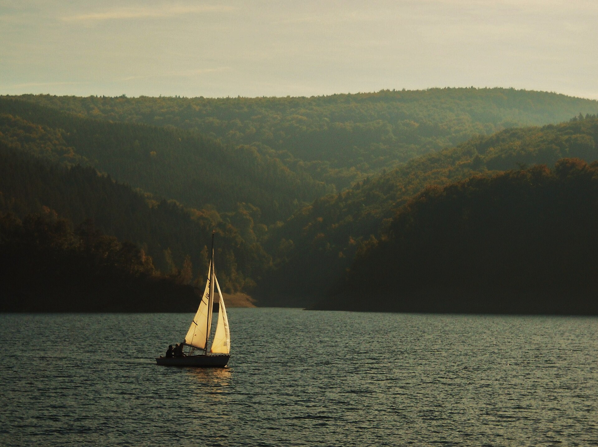 Rursee in der Eifel